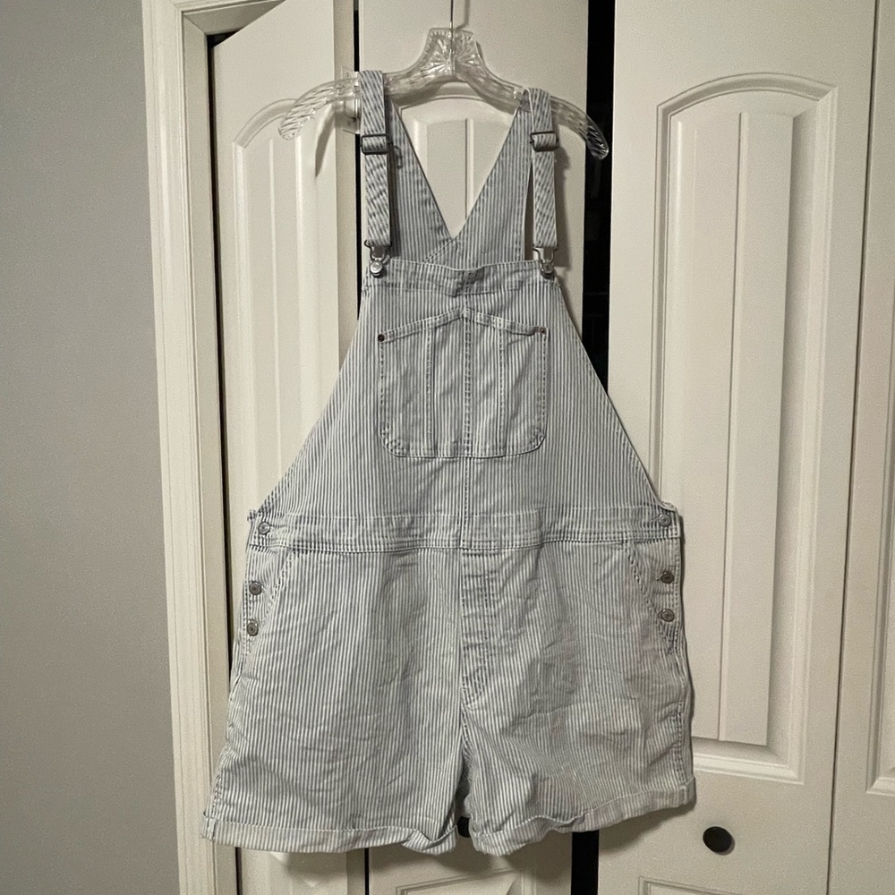 Old Navy Slouchy Jean Shortalls - 3.5” Inseam